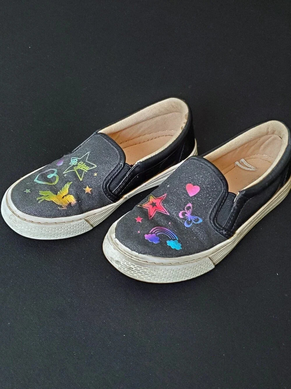 Children's Place Girl's Slip On Icon Sneakers